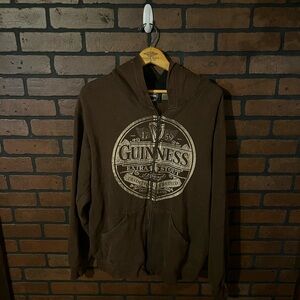 Guinness Men’s Large Zip Up Hoodie